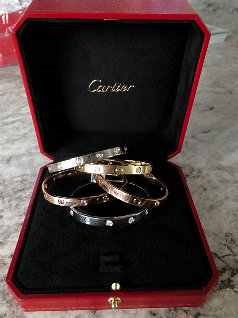 cartier love bracelet and ring replica|authentic used cartier love bracelet.